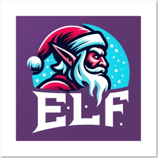 Christmas Elf Winter Snow Posters and Art